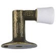 Antique Brass Floor Door Stop, 1-1/2