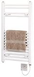 MICROMARK 15 BAR STRAIGHT WHITE ELECTRIC TOWEL RAIL 250 WATT