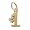 #1 Charm - 10K Yellow Gold