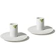 Alessi TI01SET Kaeru Set of Two Mocha Cups with Saucers