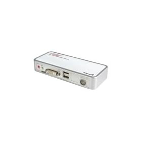 StarTech 2 Port USB DVI KVM Switch with Audio and Cables