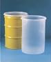 CDF 059-1215 Seamless LDPE Straight Sided 12 Gallon Drum Liners have a rigid smooth wall that is easy to insert and obtain full product recovery. 15 mil thick, made of FDA compliant material.