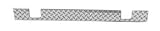 Warrior Back Plate Diamond Plate 1987-1995 Jeep Wrangler Yj