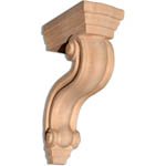 Los Angeles Large Counter Corbels - Alder Wood