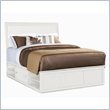 American Drew Sterling Pointe Wood Storage Platform Bed in Off-White 3 Piec ....