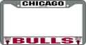 Chicago Bulls Chrome License Plate Frame