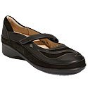 Finn Comfort Women's Glendale Mary Jane,Black Nubuck/Nappa,9.5 M US/ 7 UK