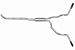 Dual Extreme Exhaust Kit Exits Behind Rear Tire At An Aggressive Angle Incl. Muffler/3 in. Pipes/4 in. Stainless Tips/Hangers/Clamps Aluminized