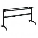 (Price/EA)Folding Top Table Base, for 24 W Top, Black