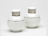 Review Noritake Co., Inc.  / Noritake 4821434 Empire White - Rosella Taupe Salt and Pepper Set 2-pc.