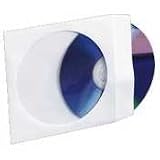CCS26501 - CD/DVD Window Envelopes, 5x5, 250 EA/BX, White