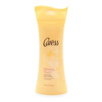 Caress Moisturizing Body Wash, Glowing Touch with Shea Cream & Gentle Skin Brighteners, 18Ounce Bottles (Pack of 6)