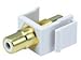 Monoprice 106550 Keystone Jack Modular RCA with White Center, White