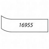Dymo(R) Model 16955 Black-On-White Permanent Plastic Tape, 1 2in. x 18ft. by DYMO
