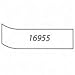 Dymo(R) Model 16955 Black-On-White Permanent Plastic Tape, 1/2in. x 18ft.