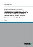 Verifizierung des Paranormalen Tonbandstimmen-Ph&auml;nomens (PTS) mit technischen und stochastischen Mitteln  als indirekte Beweisf&uuml;hrung zur Existenz .. - Konzept eines wissenschaftlichen Beweises - Hans-J&uuml;rgen Held