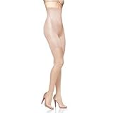 SPANX In-Power Line High-Waisted Body-Shaping Sheer Pantyhose, E, Nude