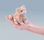 Finger Puppet Mini Tabby Cat - By Folkmanis