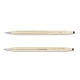 A.T. Cross Classic Century Ballpoint Pen and Pencil, 14Kt. Gold Filled, Set