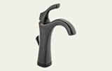 Delta Faucet アディソン 1 ハンドル シングル ホール バスルーム 蛇口 ベネチア ブロンズ【並行輸入品】+NONOKUROオリジナル携帯クロス