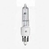 Feit Electric BPQ50/CL/MC 50-Watt T3 Halogen Bulb with Mini Candelabra Base, Clear