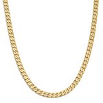Oro Bello Cubin 24In Chain Layered In 18K Yellow Gold