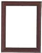 Dollhouse Miniature Pair of Mahogany Frames