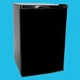 Haier HNSE05BB 4.6 Cu.Ft. Compact Refrigerator/Freezer, Black/Stainless