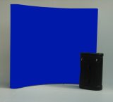 Pop-up exhibition system with fabric panels and case