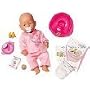New Baby Born Function Doll in Pink Jammies