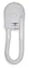 Dayton 1GWL1 Hair Dryer, Wall Mounted, White, 1000 Watts