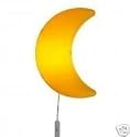 IKEA Children's Yellow Moon Wall Lamp / Night Light
