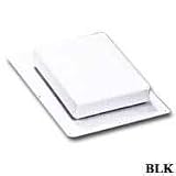 Ll Building Products 50In Black Aluminum Sq Roof Louver R50ABL