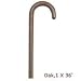 Hard Wooden 1 X 36 Inches Canes, Oak Color - 1 / Box