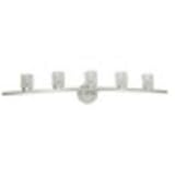 Contemporary Lamps, Petra Five Light Vanity Bath Bar by Eurofase--Excellent customer service--see our feedback.
