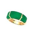 14k Gold & Green Jade Ring- Sizes 6-8