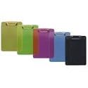 Transparent Plastic Clipboard, Flat Clip, 9"x12", Smoke (SPR01870) Category: Clipboards