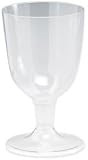 Plastic Wine Cups 5 Ounces 6/Pkg-Clear