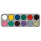 Water Makeup-Palette mit 12 Farben