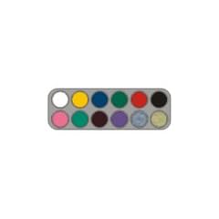 Water Makeup-Palette mit 12 Farben