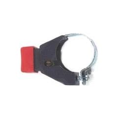 Hupenknopf schwarzes Geh�use mit Spannband, 1-polig