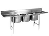Eagle Group 314-16-4-24L 4 Comp Sink Drainboard Sink