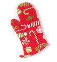 Christmas Candy Red Oven Mitt XF806246