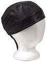 Leather Caps Hats Perforated Leather Skull Cap Do Rag AC112