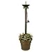 Patio Living Citronella Mocha Finish Flame Lamp With Planter Base - 00588