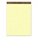 Ampad 20-022 Gold Fibre 16# Watermarked Canary Narrow Rule 50-Sheet Pads, 8-1/2x11-3/4, Doz.