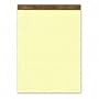 Ampad 20-022 Gold Fibre 16# Watermarked Canary Narrow Rule 50-Sheet Pads, 8-1/2x11-3/4, Doz.