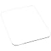 Single Blank White Mouse Pad