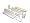 Cando White Round Foam Roller - 36