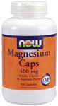 Magnesium Caps by NOW Foods - Minerals (400mg - 180 Capsules)